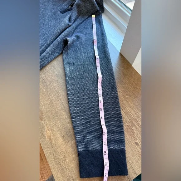 Vince Bird's Eye Wool & Cashmere Quarter Zip Sweater Size XL - Picture 6 of 7